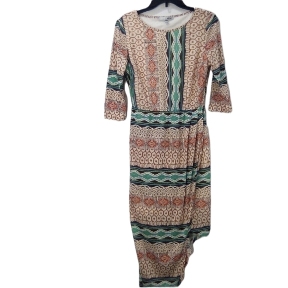 WD NY Assymetrical Aztec Dress Size M - Picture 1 of 8